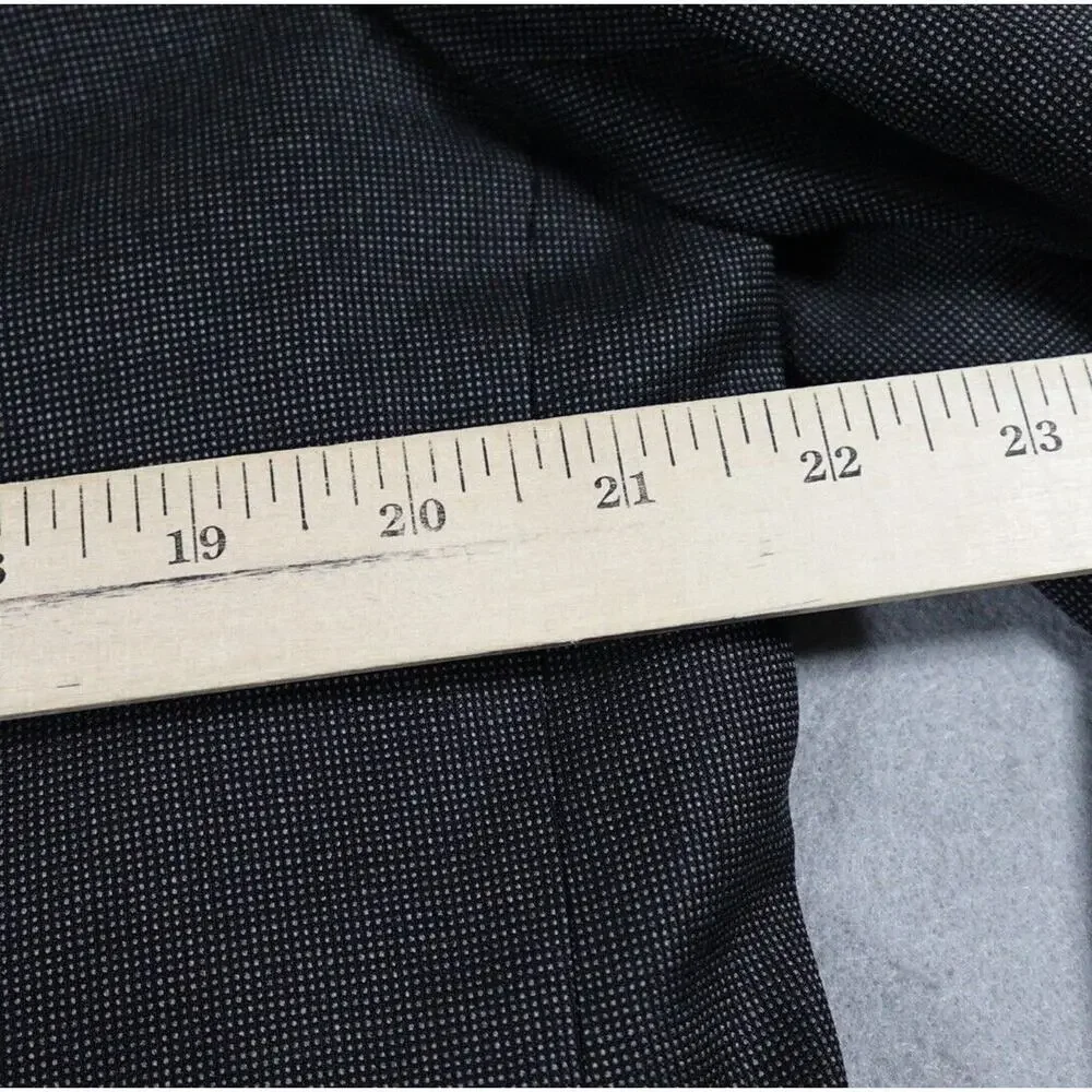 Hickey Freeman Blazer Men's 42L Gray Wool 3 Button‎ Sports Coat Suit Jacket